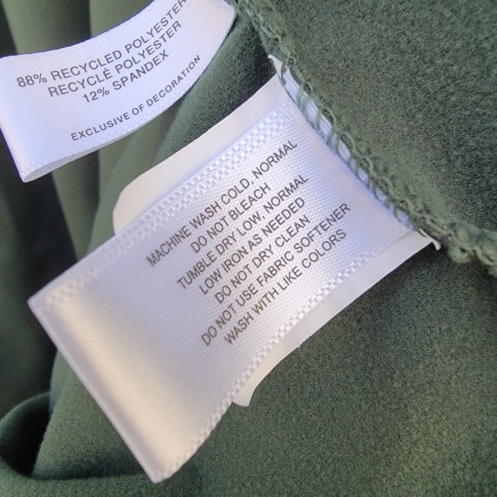 Cutter & Buck Adapt Eco Knit Stretch Quarter Zip Pullover golf Mens XXL Green